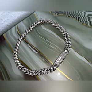 Diamond Cuban choker necklace